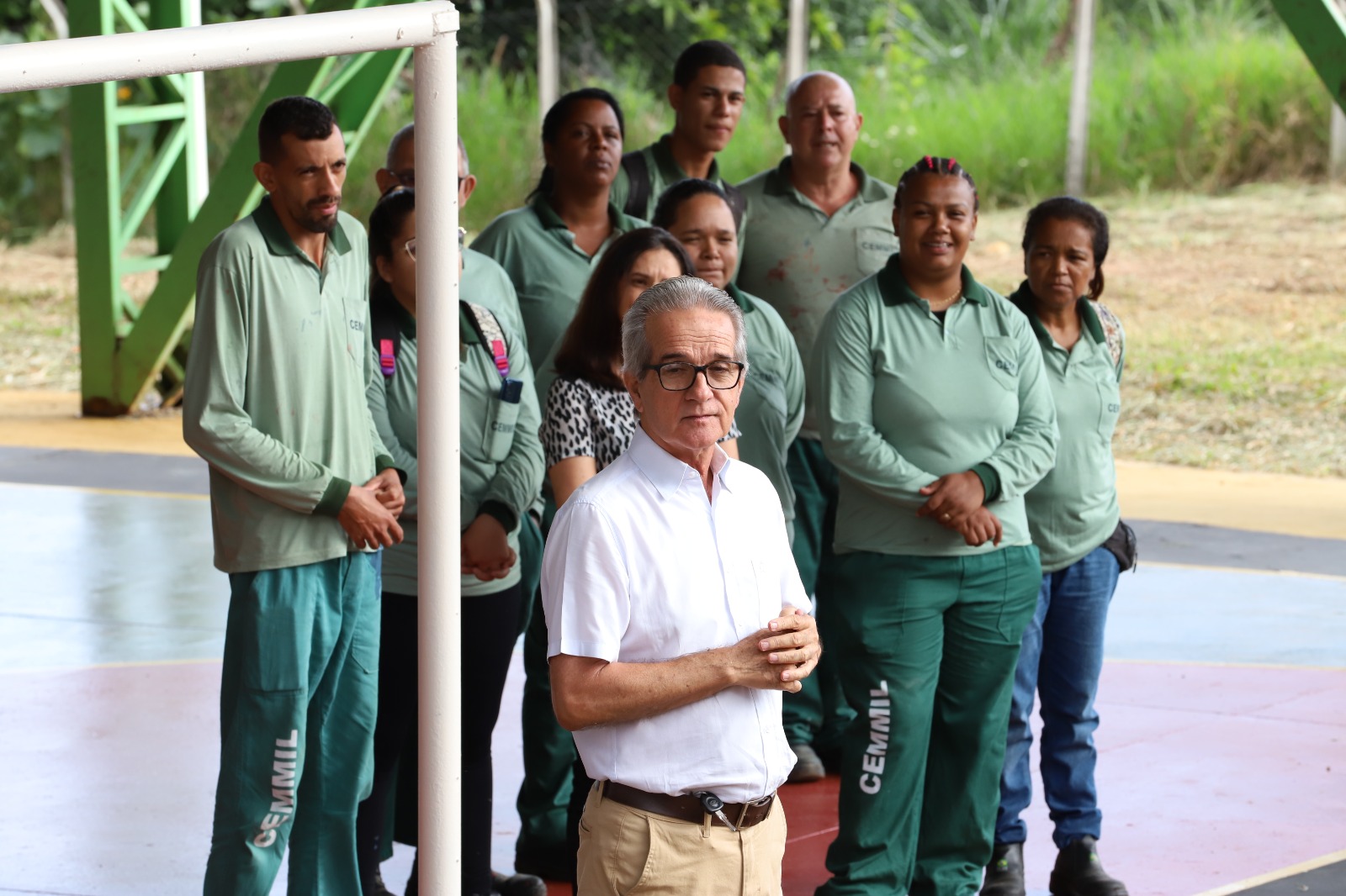 Equipe do CEMMIL é homenageada na Emeb Geraldo Alves Pinheiro 