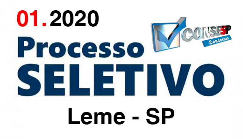 Processo Seletivo Leme 2020