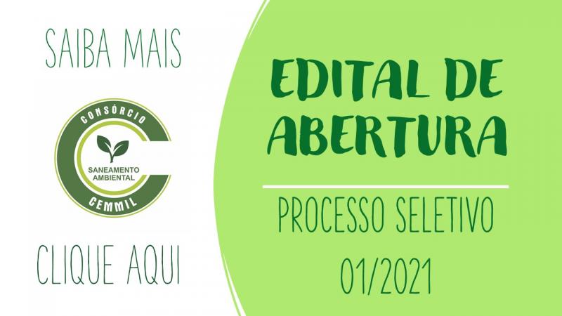 Edital de Abertura das Inscrições