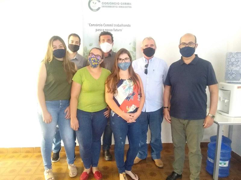 Visita do Coordenador do Comitê de Integração de Resíduos Sólidos da Secretaria de Estado de Meio Ambiente ao Consórcio