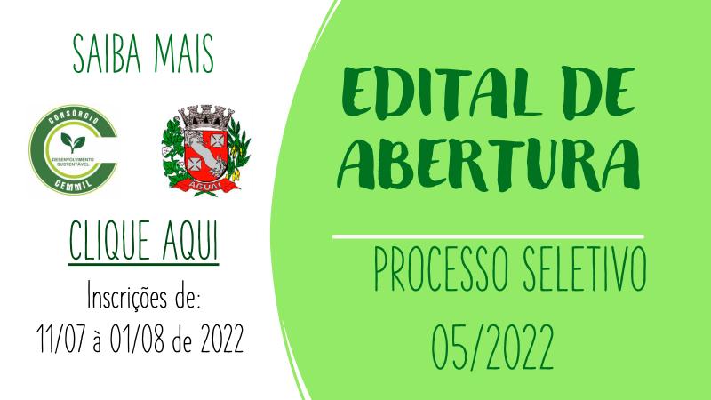 Edital de Abertura de Inscrições